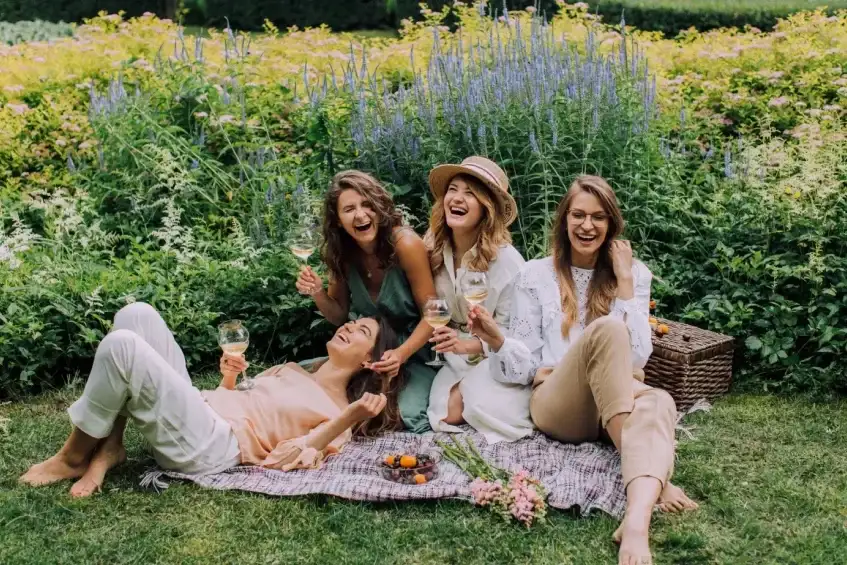 modern picnic blanket