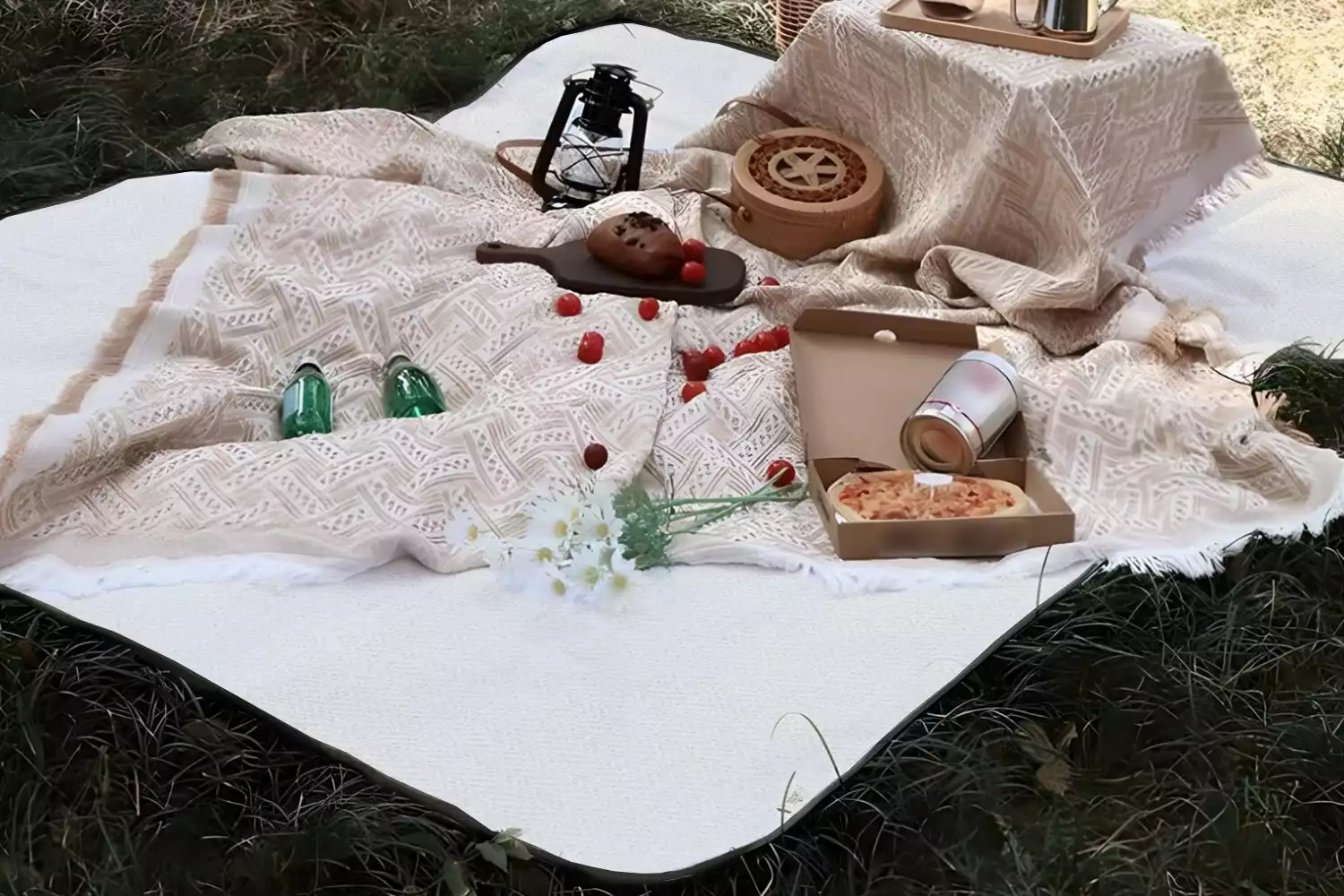 romantic picnic blanket